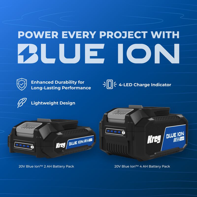 Kreg 20V Ionic Drive&trade; Shop Blower Kit, , hi-res