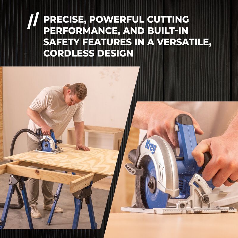 Kreg 20V Ionic Drive 7 14 Circular Saw Tool Only  hires