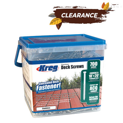 Stainless Deck Screws - 700ct.,  Stainless Deck Screws - 700ct.