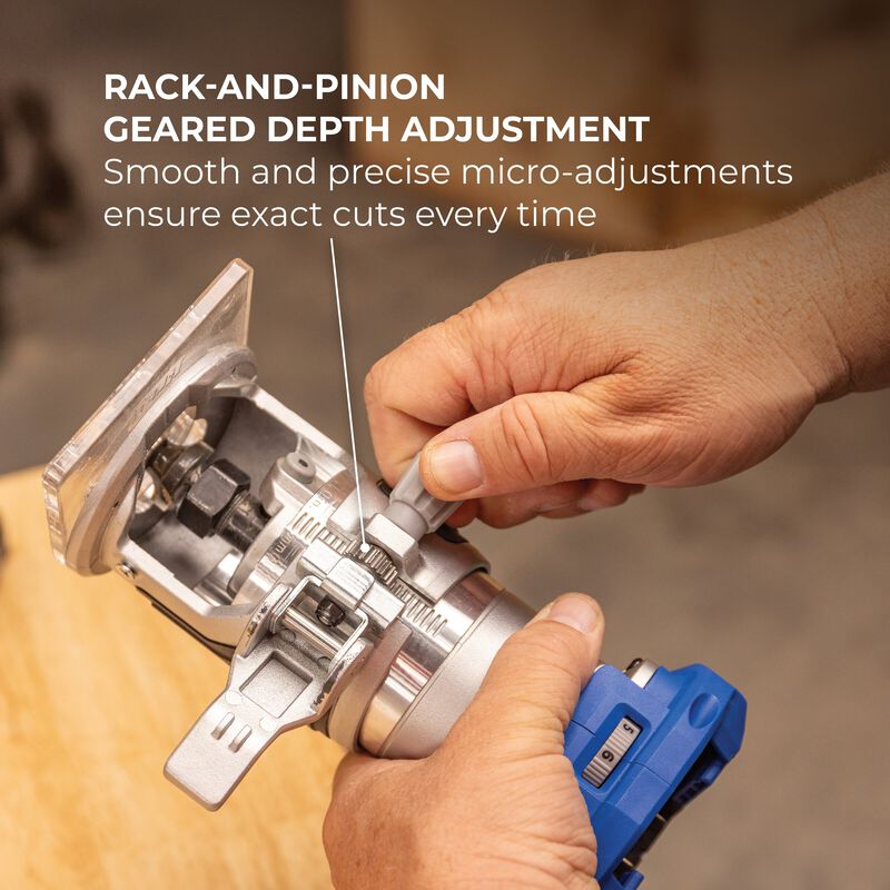 Kreg 20V Ionic Drive&trade; 1/4" Trim Router Kit, , hi-res