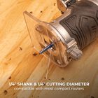 Kreg 1/4" Straight Bit - 1/4" Shank, , hi-res