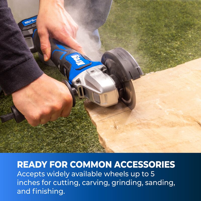 Kreg 20V Ionic Drive&trade; 4 1/2"- 5" Angle Grinder (Tool Only), , hi-res