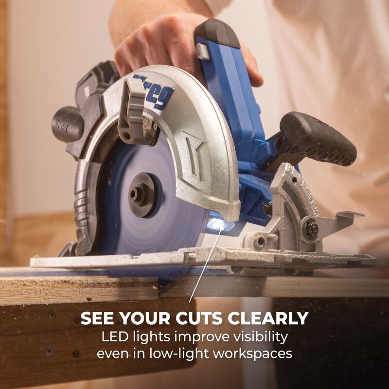 Kreg 20V Ionic Drive&trade; 7 1/4" Circular Saw Kit, , hi-res