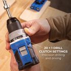 Kreg&reg; Pocket-Hole Jig K4 + 20V Ionic Drive&trade; 1/2" Compact Drill Project Kit, , hi-res