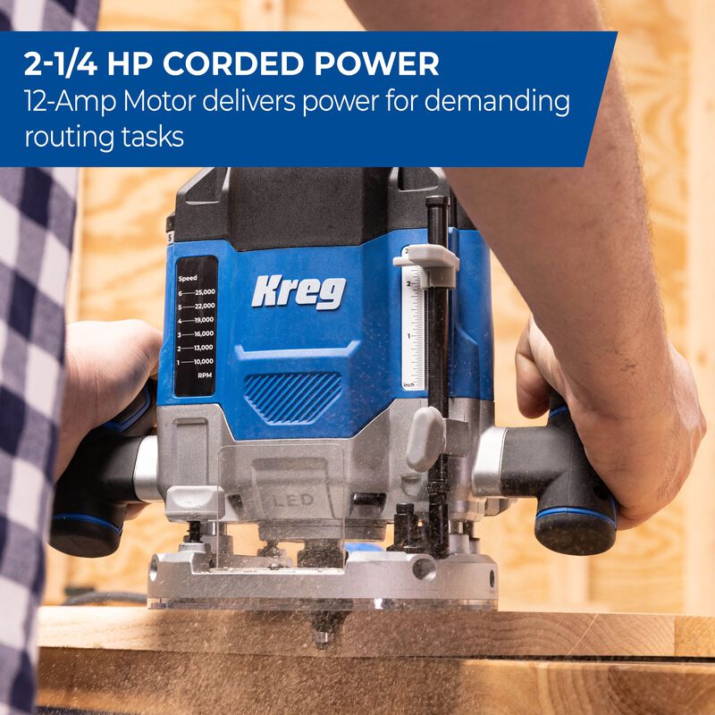 Kreg 2 14 HP Plunge Router  hires
