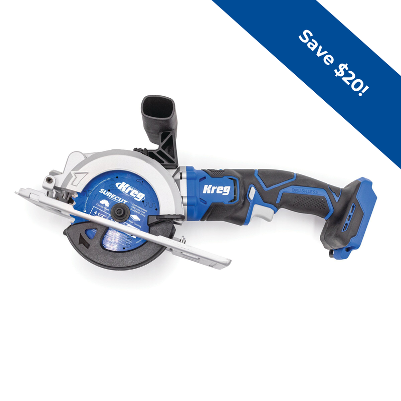 Kreg 20V Ionic Drive 4 12 Circular Saw Tool Only  hires