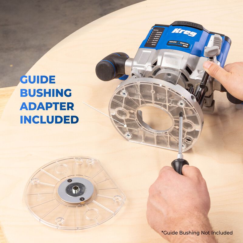 Kreg 20V Ionic Drive 2 14 HP Plunge Router Kit  hires