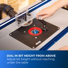 Kreg&reg; 20V Ionic Drive&trade; 2 1/4 HP Plunge Router (Tool Only), , hi-res