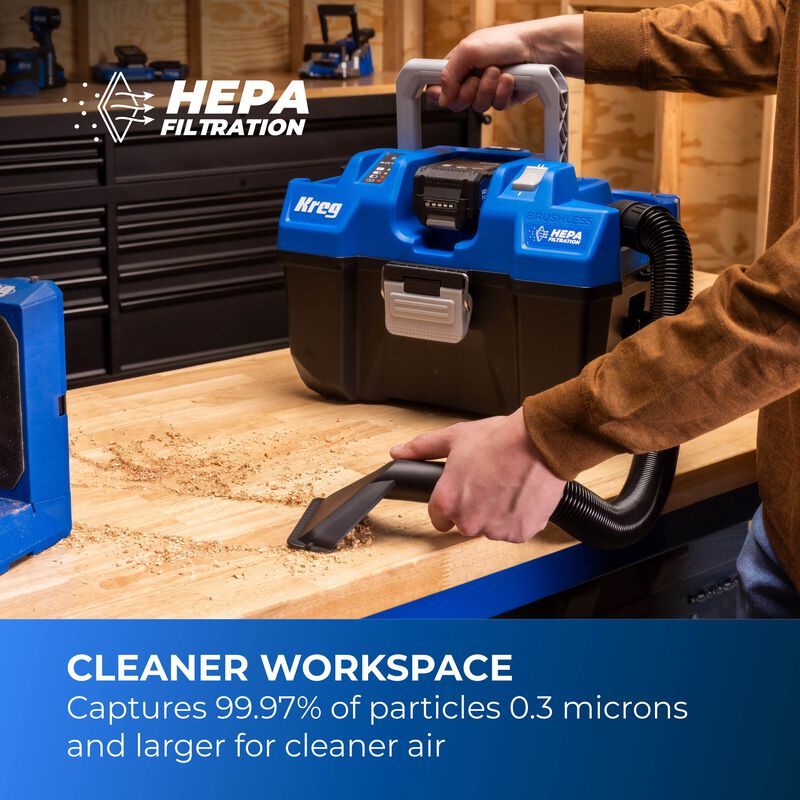 Kreg 20V Ionic Drive&trade; Wet/Dry Vac HEPA Replacement Filter, , hi-res