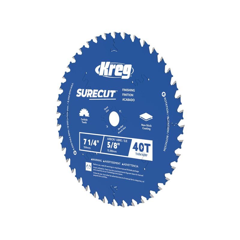 Kreg 7-1/4" SureCut&trade; Saw Blades, , hi-res