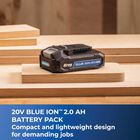 Kreg 20V Blue Ion&trade; 2.0Ah Battery Pack, , hi-res