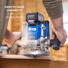 Kreg&reg; 20V Ionic Drive&trade; 2 1/4 HP Plunge Router Kit, , hi-res