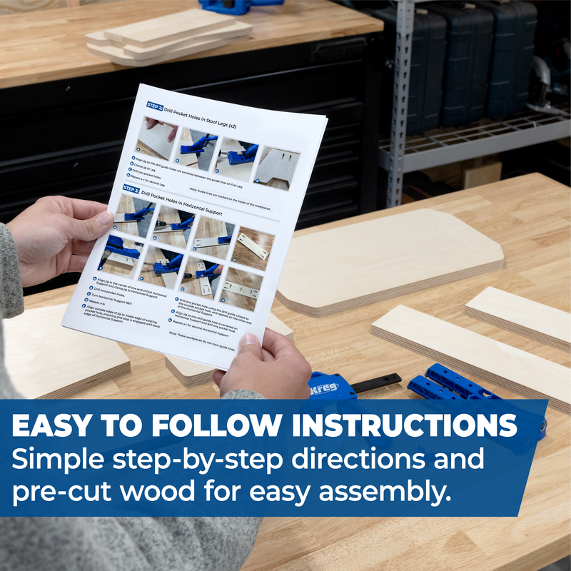Woodworking Kit - Step Stool Bundle, , hi-res