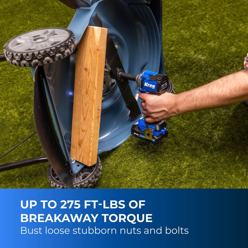 Kreg 20V Ionic Drive&trade; 3/8" Compact Impact Wrench (Tool Only), , hi-res