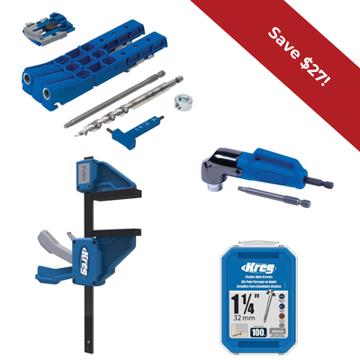 Kreg® Pocket-Hole Jig 320 Starter Bundle