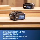 Kreg 20V Blue Ion™ 4.0Ah Battery Pack, , hi-res
