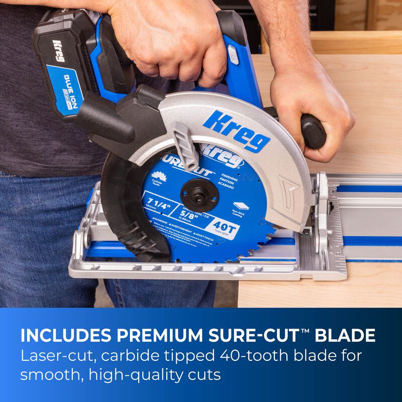 Kreg Adaptive Cutting System AccuCut  Ionic Drive 7 14 Circular Saw Project Kit  hires
