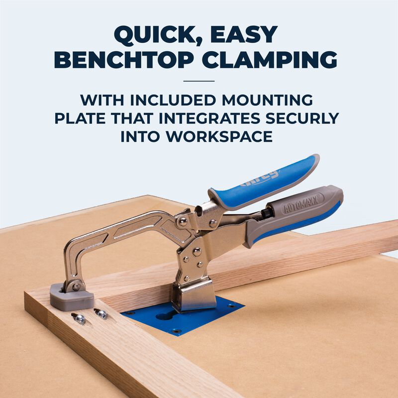 Kreg KBC3-BAS Bench Clamp with Bench Clamp Base, Ergonomic Clamps