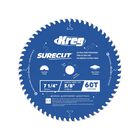 Kreg 7 1/4" SureCut&trade; Ultra Fine Finishing 60-Tooth Saw Blade, , hi-res