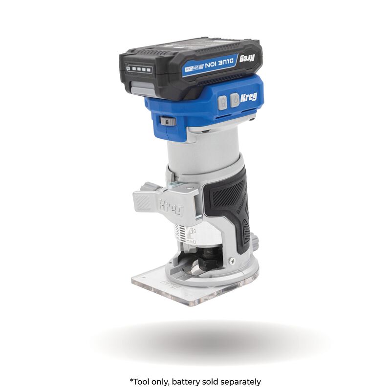 Kreg 20V Ionic Drive™ 1/4" Trim Router (Tool Only), , hi-res