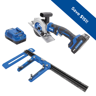 Kreg Rip-Cut&trade; + Ionic Drive&trade; 4 1/2" Circular Saw Project Kit