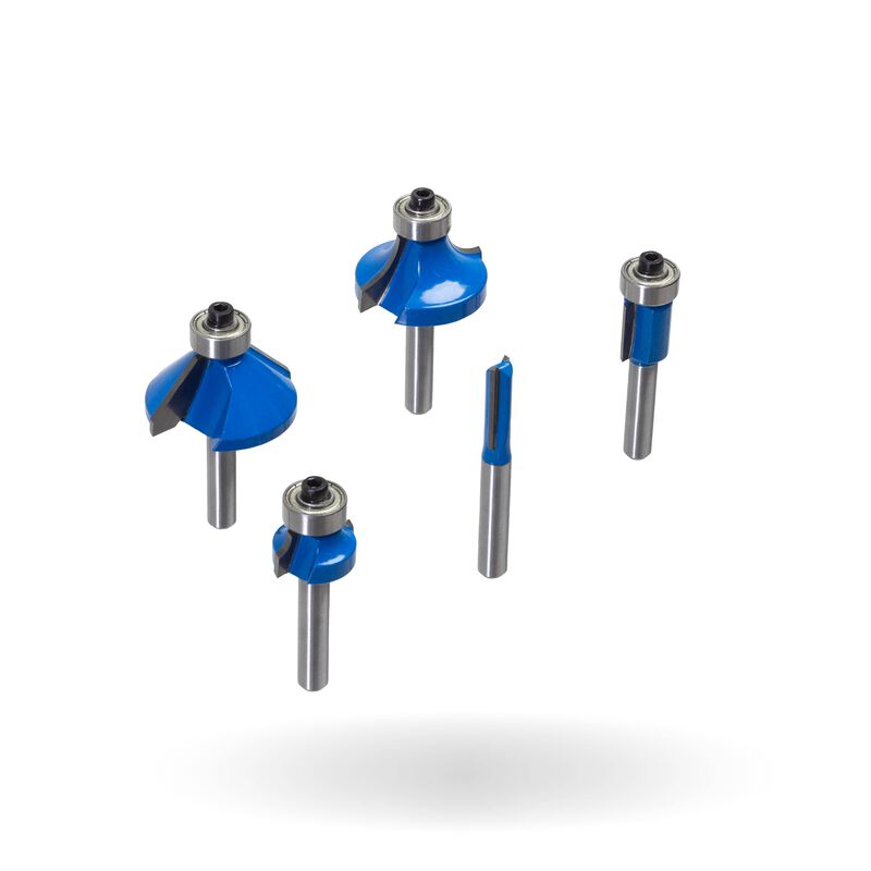 Kreg SureCut Router Bit Set 5Piece  hires