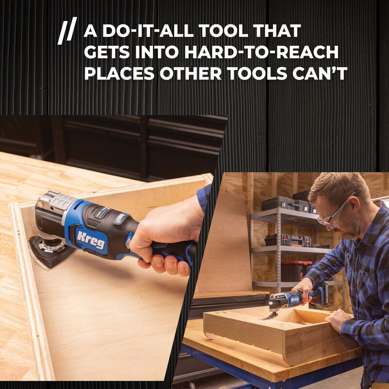 Kreg 20V Ionic Drive™ Oscillating Multi-Tool Kit, , hi-res