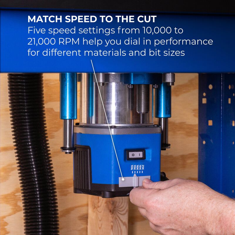 Kreg 3 14 HP SureSpeed FixedBase Router Motor  hires
