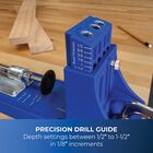 Kreg® Pocket-Hole Jig K4 + 20V Ionic Drive™ 1/2" Compact Drill Project Kit, , hi-res