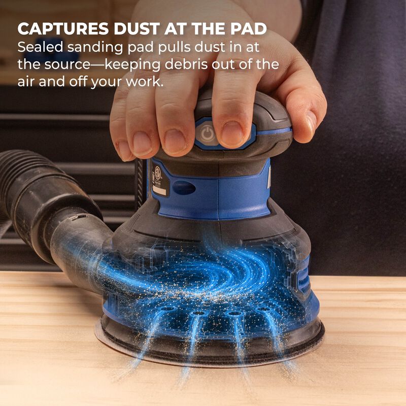 Kreg 20V Ionic Drive 5 Random Orbit Sander Kit  hires