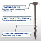 2 1/2&rdquo; XL Pocket-Hole Screws - 125 ct., , hi-res