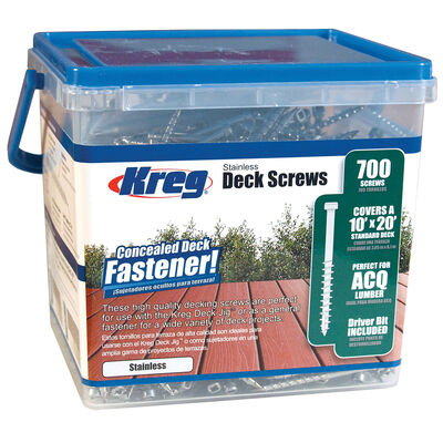 Stainless Deck Screws - 700ct.