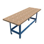 Hardwood Bench Top 24" x 68" with Dog Holes, , hi-res