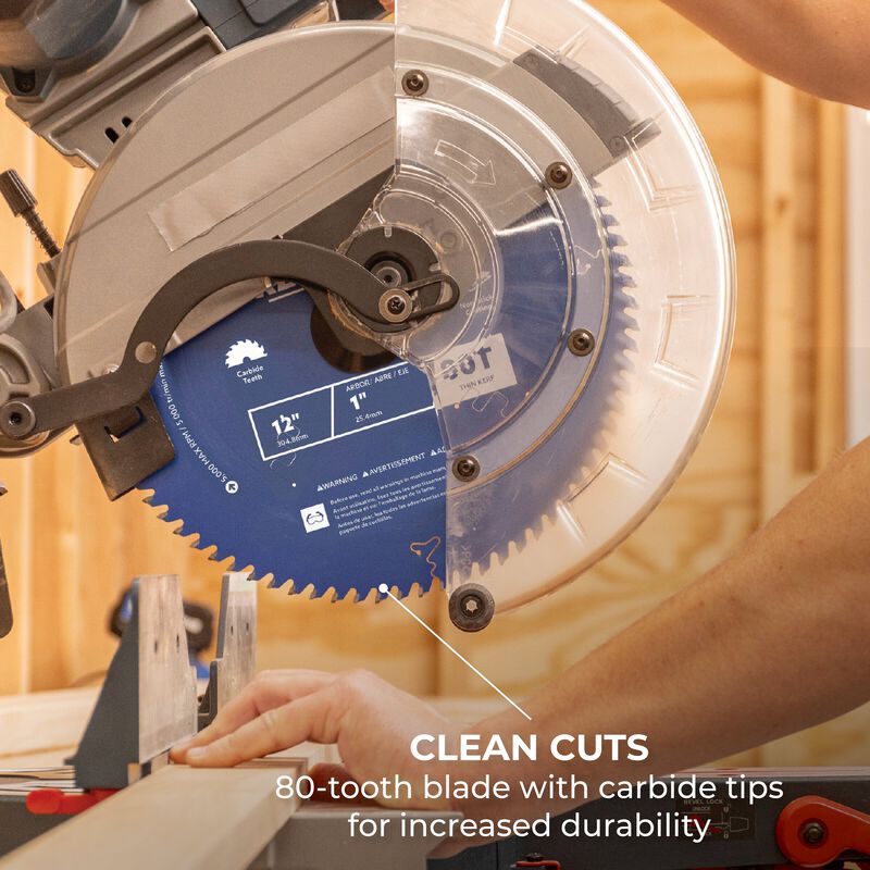 Kreg 12" SureCut&trade; Fine Finishing 80-Tooth Saw Blade, , hi-res