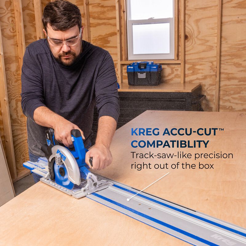 Kreg Adaptive Cutting System AccuCut  Ionic Drive 7 14 Circular Saw Project Kit  hires