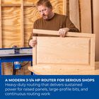 Kreg&reg; 3 1/4 HP SureSpeed&trade; Fixed-Base Router, , hi-res