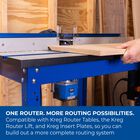 Kreg&reg; 3 1/4 HP SureSpeed&trade; Fixed-Base Router, , hi-res