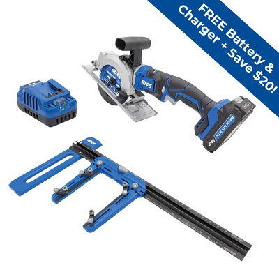 Kreg Rip-Cut&trade; + Ionic Drive&trade; 4 1/2" Circular Saw Project Kit