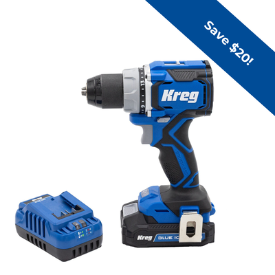 Kreg 20V Ionic Drive&trade; 1/2" Compact Drill Kit