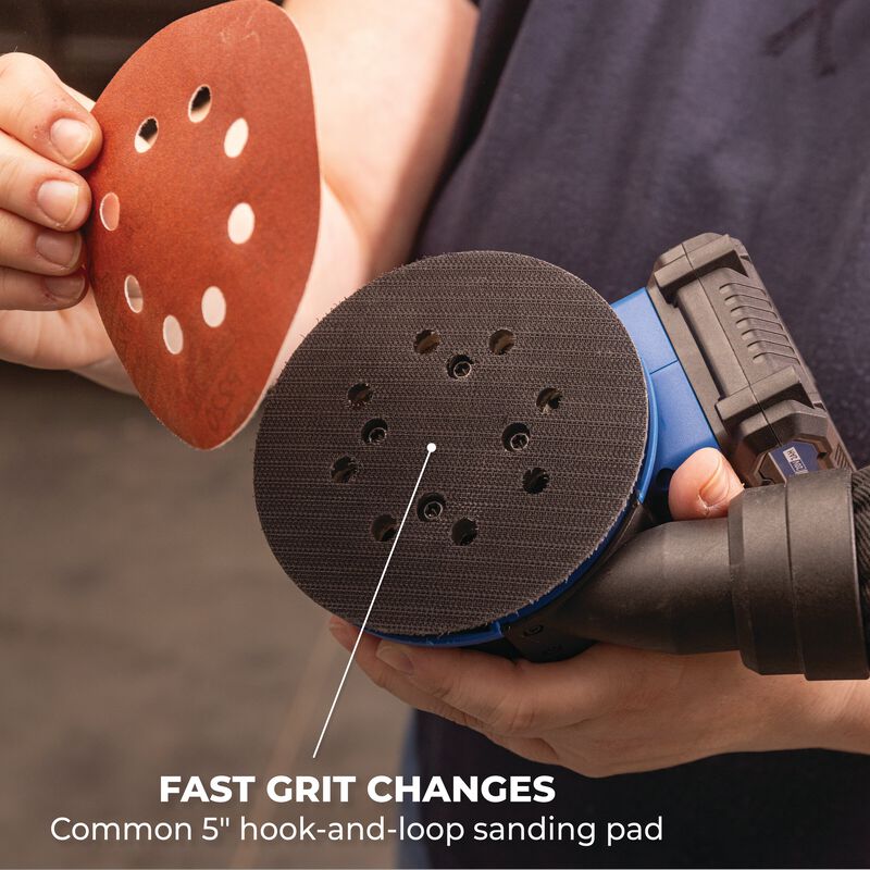 Kreg 20V Ionic Drive™ 5" Random Orbit Sander (Tool Only), , hi-res