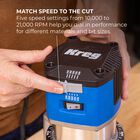 Kreg&reg; 3 1/4 HP SureSpeed&trade; Fixed-Base Router, , hi-res