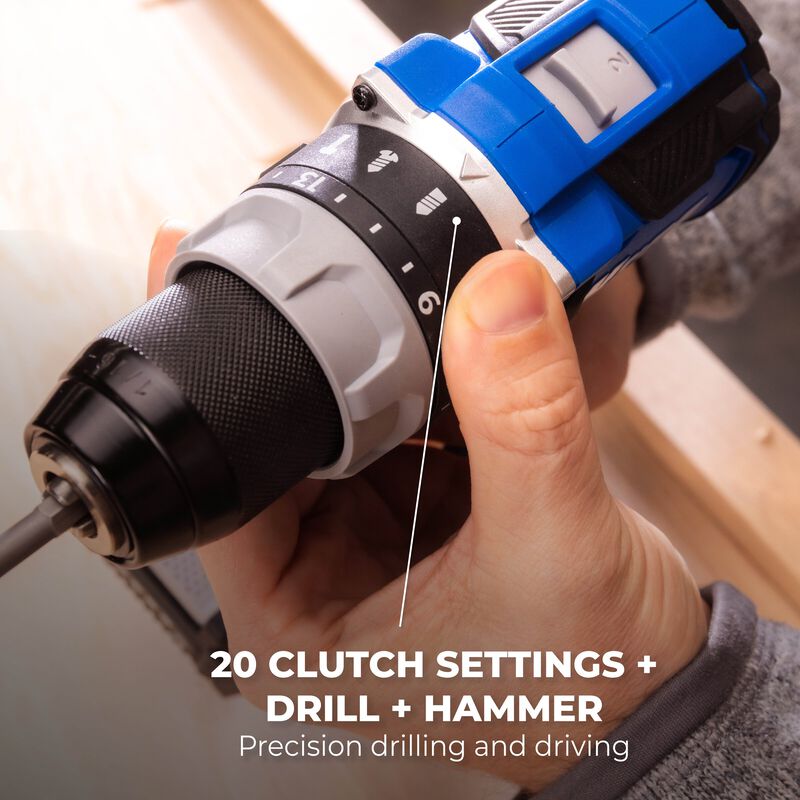 Kreg 20V Ionic Drive&trade; 1/2" Compact Hammer Drill (Tool Only), , hi-res