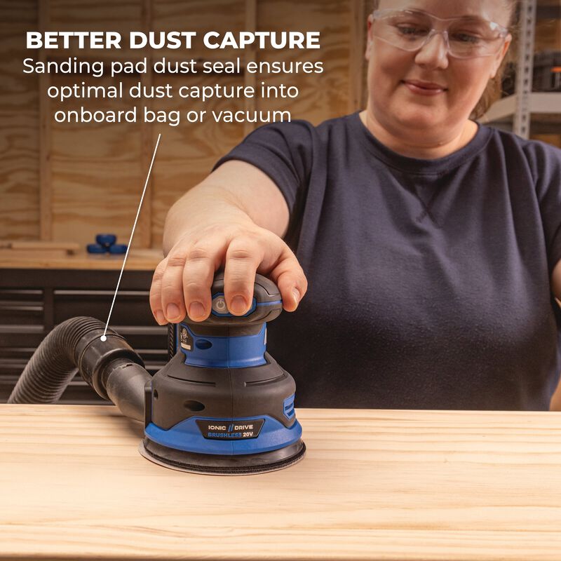 Kreg 20V Ionic Drive™ 5" Random Orbit Sander (Tool Only), , hi-res