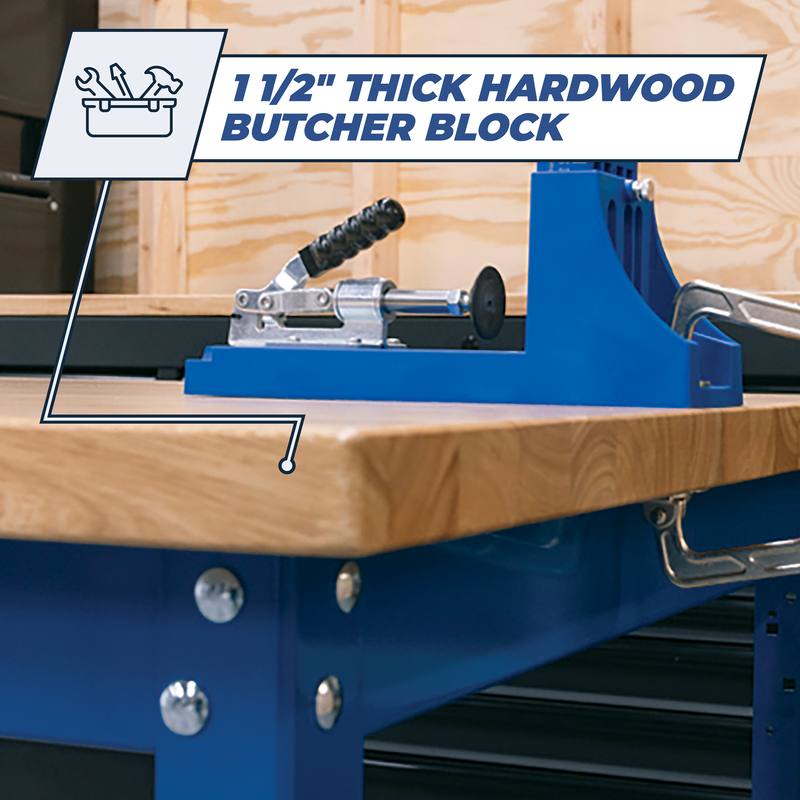 Universal Bench with Hardwood Top 24" x 32", , hi-res
