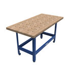 Hardwood Bench Top 24" x 48" with Dog Holes, , hi-res