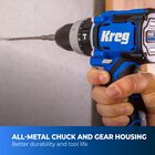 Kreg 20V Ionic Drive&trade; 1/2" Compact Hammer Drill Kit, , hi-res