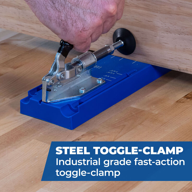 Kreg K4 Pocket Hole Jig - Adjustable, Versatile Jig for Strong Joints -  Create Perfect, Rock-Solid Joints - Easily Adjustable Drill Guides - For  Materials 1/2 to 1 1/2 Thick - Power Drill Accessories 