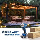 Kreg 20V Ionic Drive&trade; 3/8" Compact Impact Wrench Kit, , hi-res