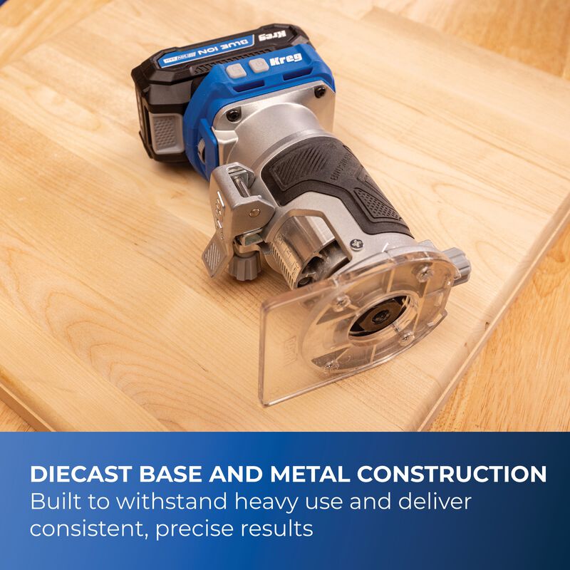 Kreg 20V Ionic Drive&trade; 1/4" Trim Router Kit, , hi-res