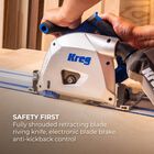 Kreg&reg; 20V Ionic Drive&trade; 6 1/2" Plunge-Cut Track Saw (Tool Only), , hi-res